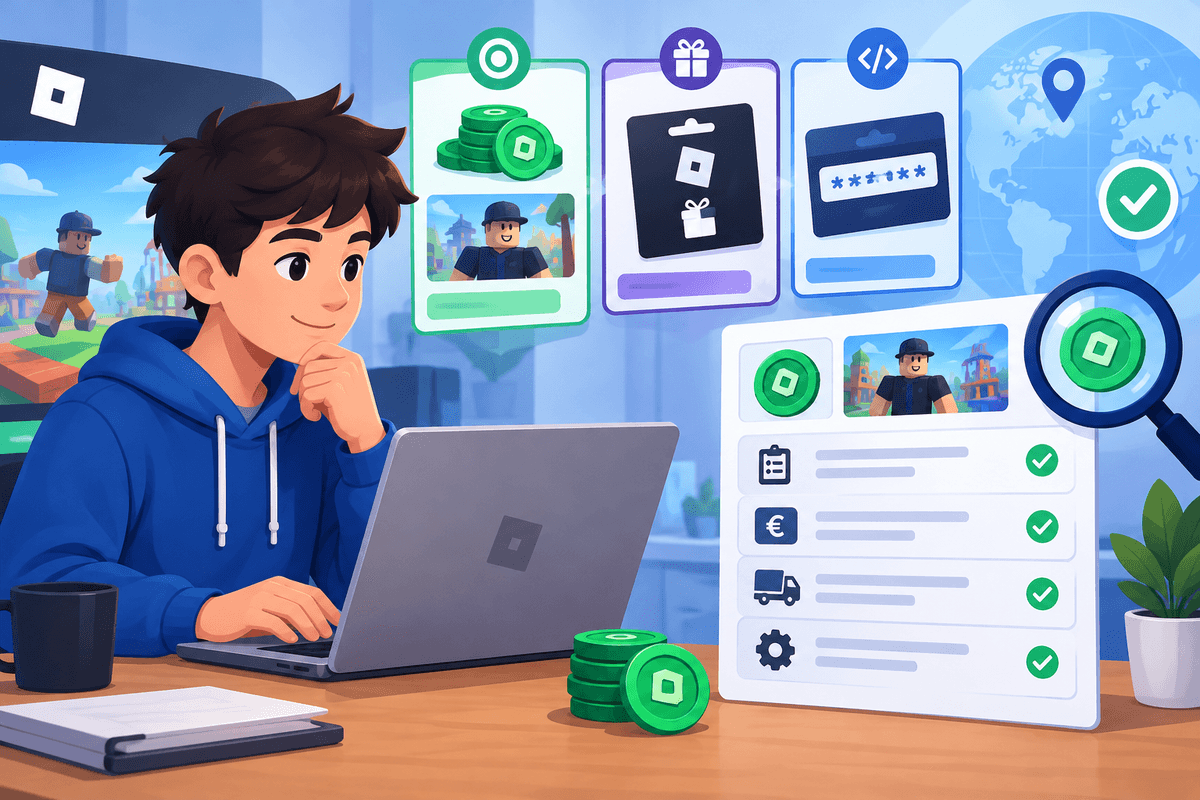 Иллюстрация к разделу «Что такое Robux и какой формат покупки выбрать»