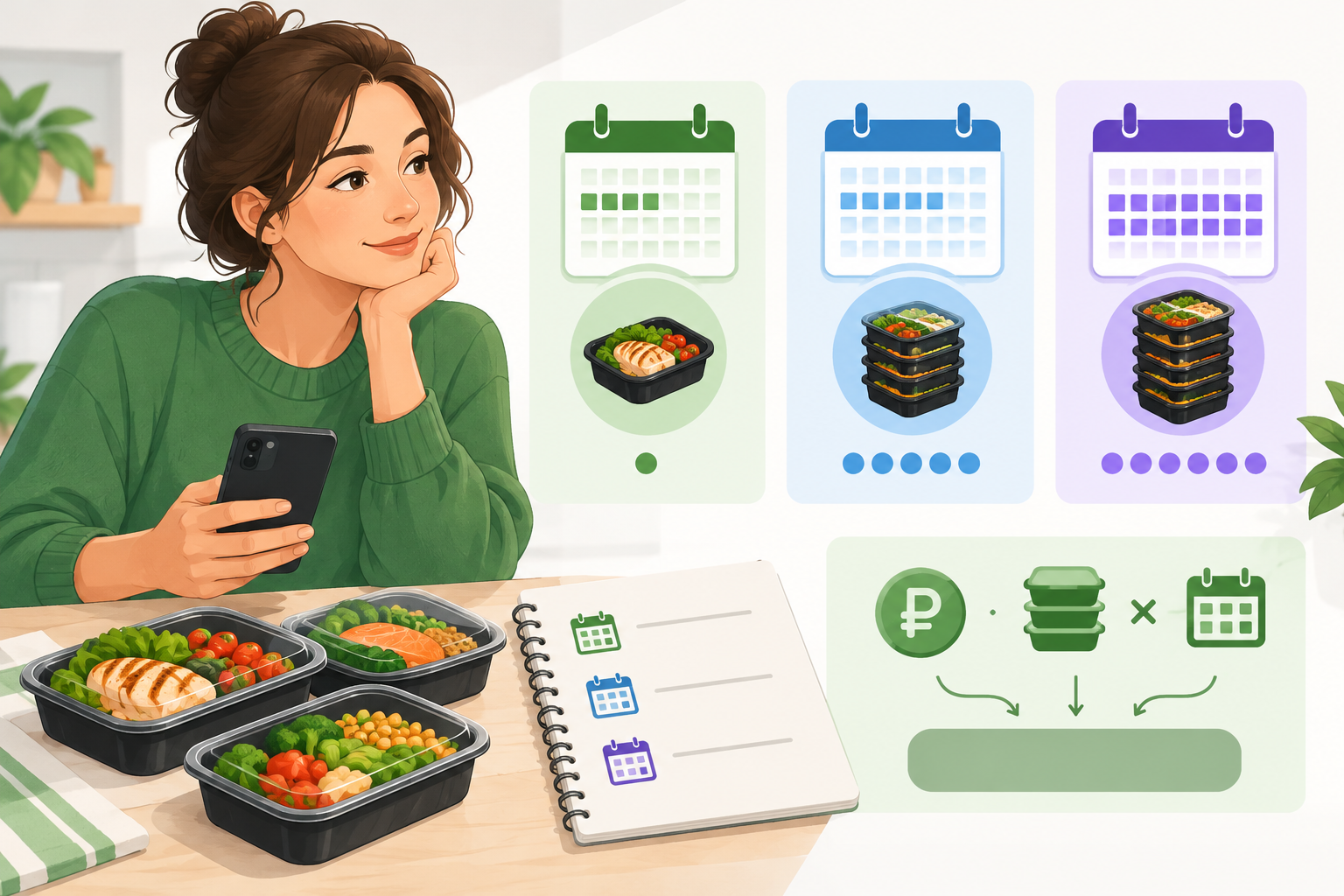 Иллюстрация к разделу «Какие сроки заказа доступны у justfood»
